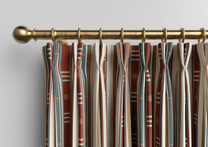 The British Stripe Co. William, Teignbridge No.1 - Made to Measure Curtains - Image 10